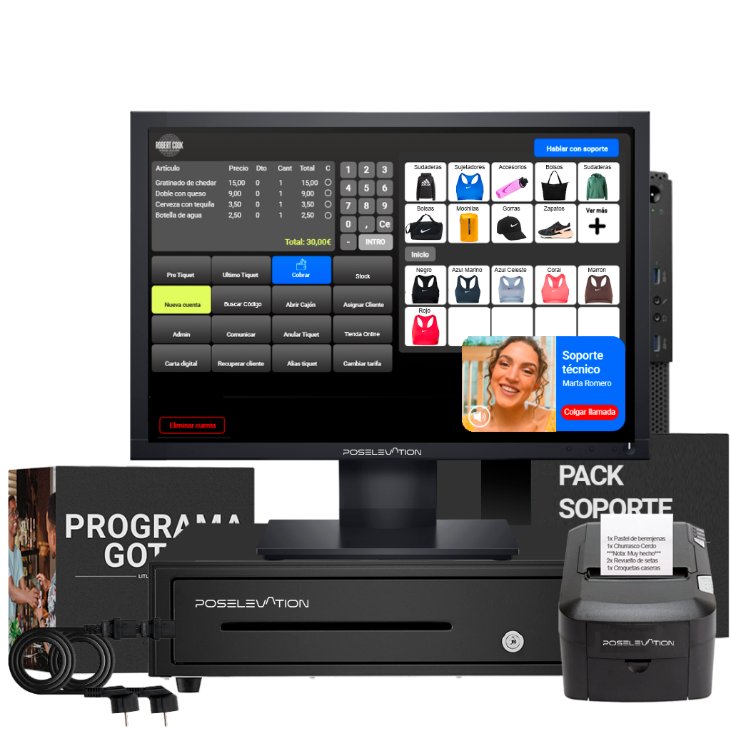 POS com tudo incluído para lojas e empresas.